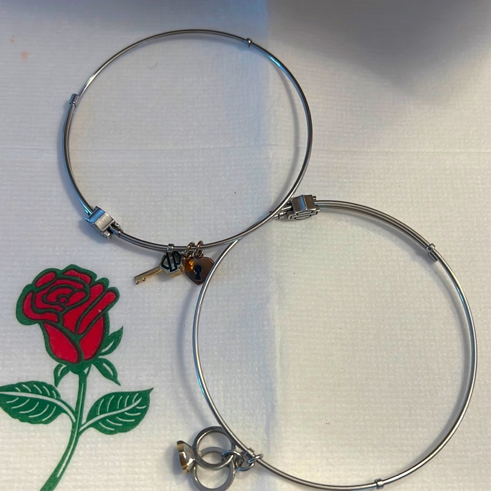 2 Genuine H-D bangle bracelets